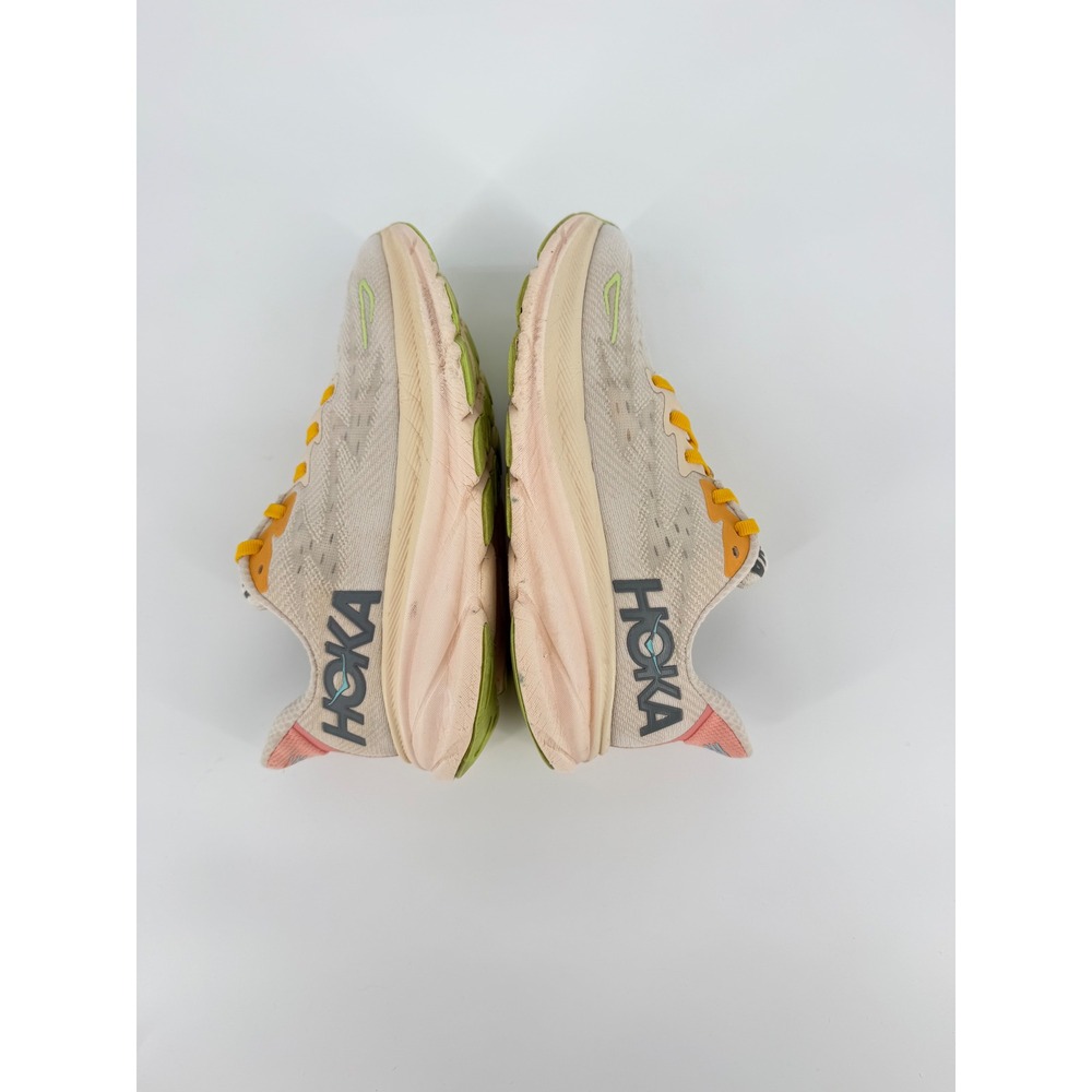 Hoka Clifton 9 Womens Running Shoes Eggnog Passion Fruit 1133249 Size 7.5 - Picture 8 of 13